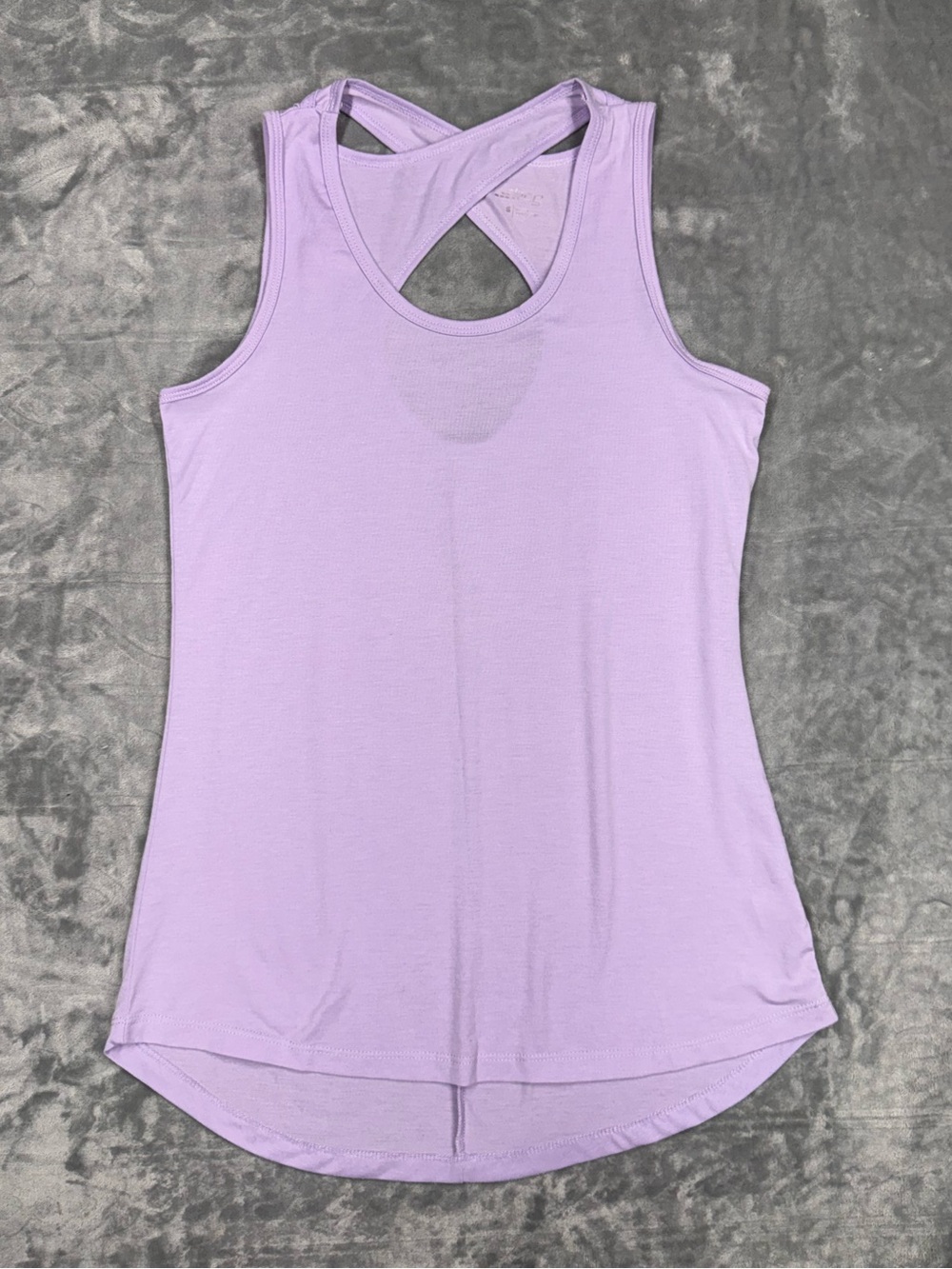Lavender Womens Crossback Tank Top